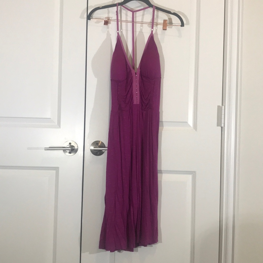 Free people purple t back sundress